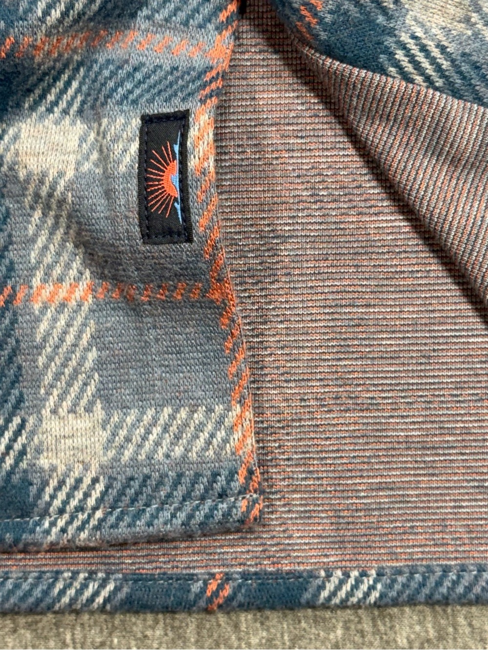 Faherty Three Lakes Plaid Legend Sweater Shirt Mens L MXC0002 NWT New - Picture 5 of 8